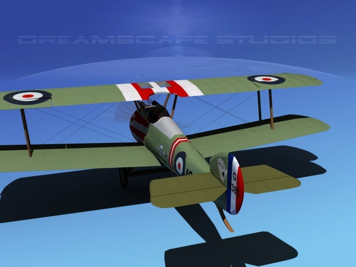 Sopwith Camel 3D model_7
