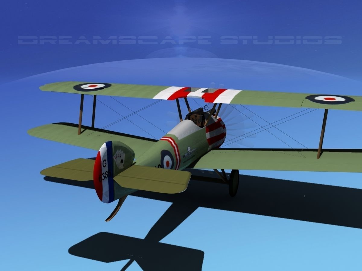 Sopwith Camel 3D model_6