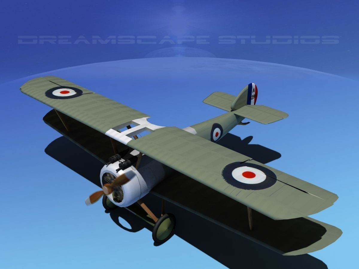 Sopwith Camel 3D model_10