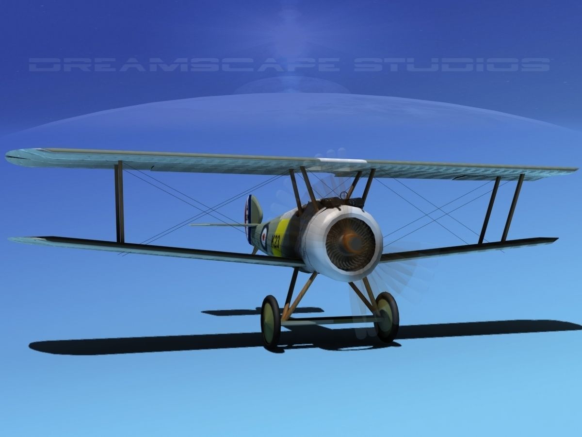 Sopwith Camel 3D model_2