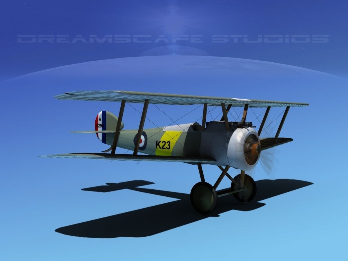 Sopwith Camel 3D model_3