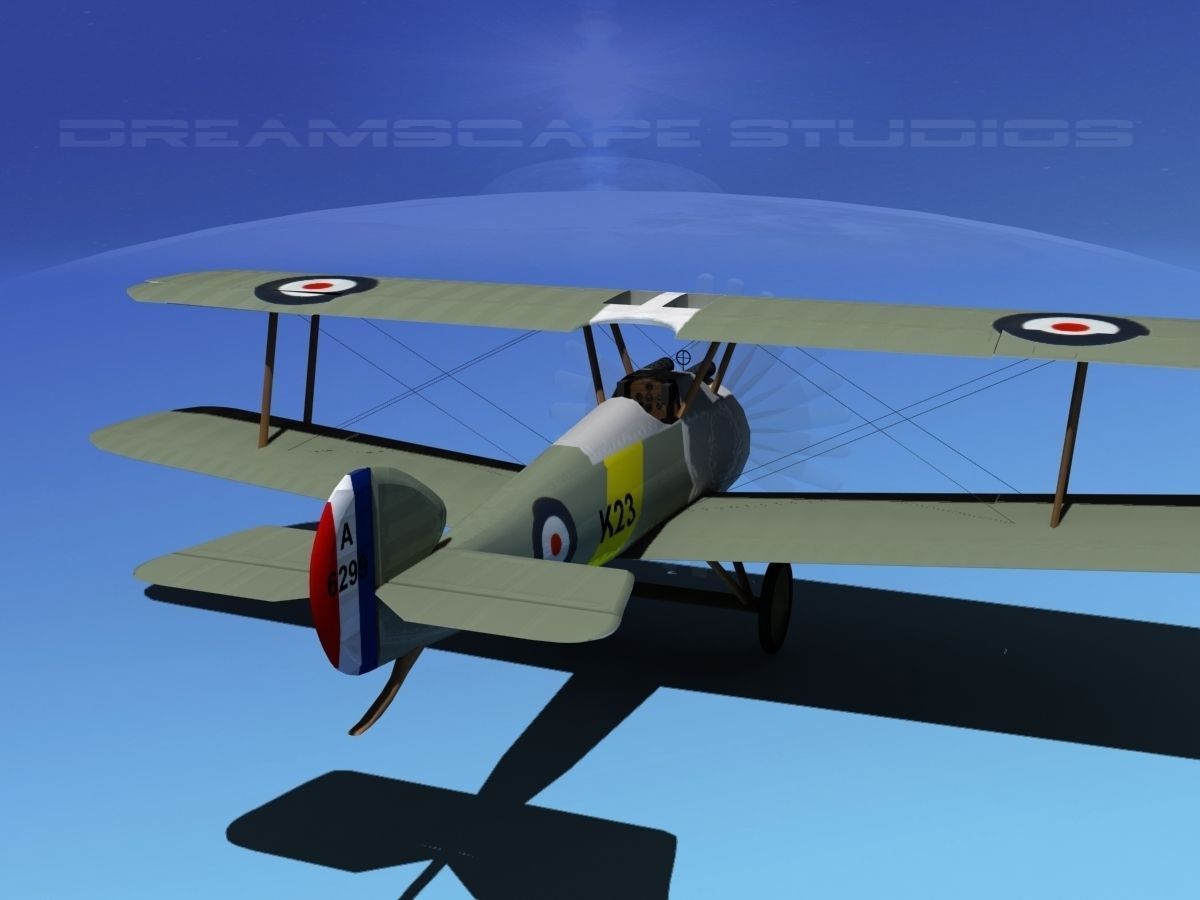 Sopwith Camel 3D model_6