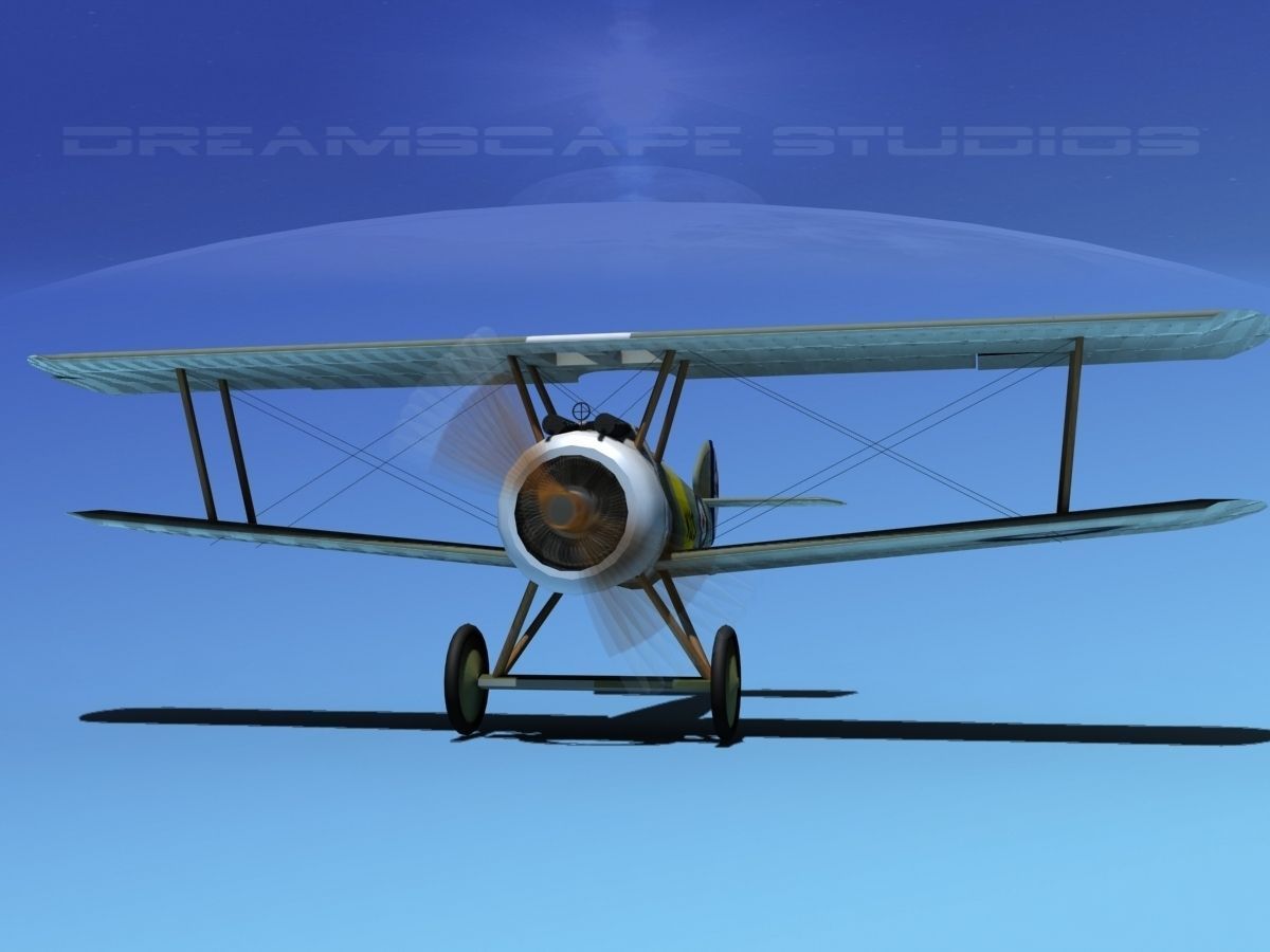 Sopwith Camel 3D model_1