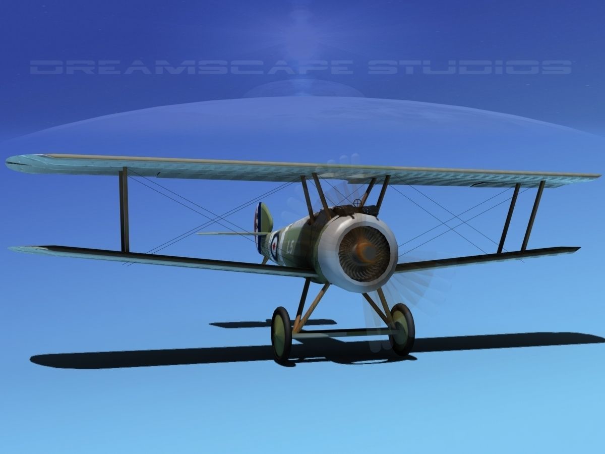 Sopwith Camel 3D model_2