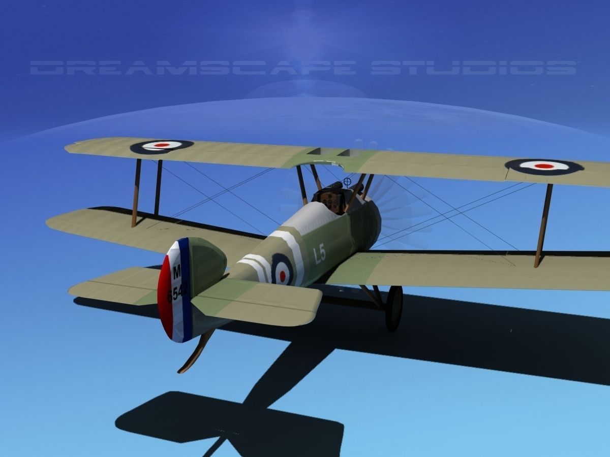 Sopwith Camel 3D model_6