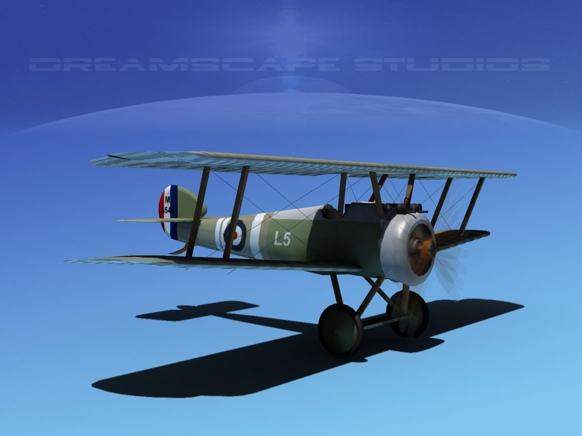 Sopwith Camel 3D model_3