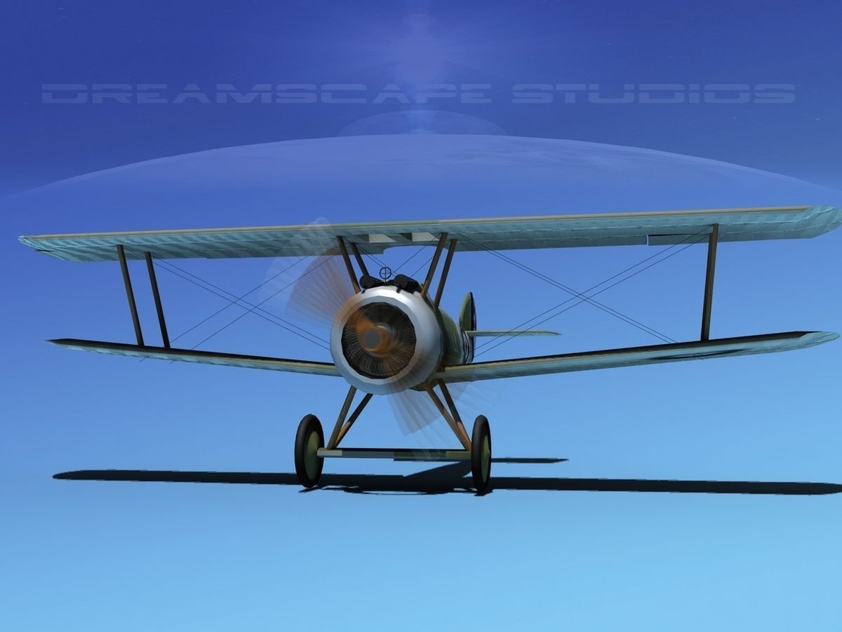 Sopwith Camel 3D model_1