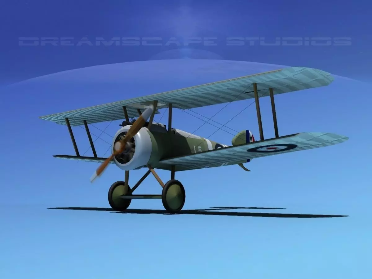 Sopwith Camel 3D model_0
