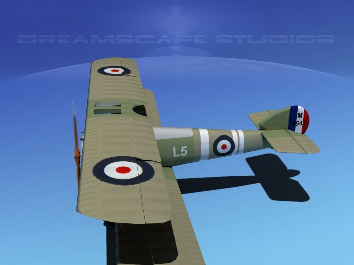 Sopwith Camel 3D model_9