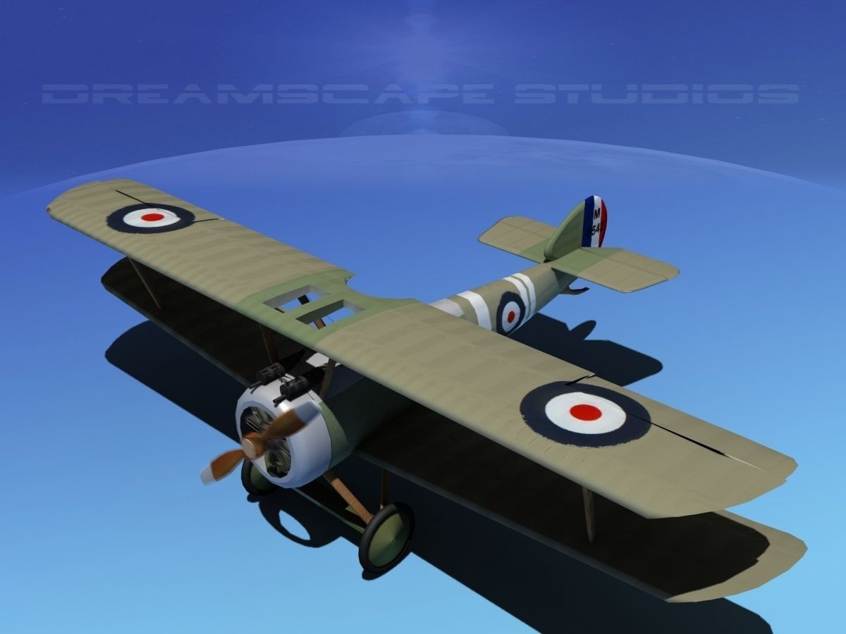 Sopwith Camel 3D model_10