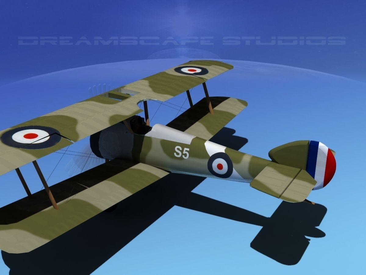Sopwith Camel 3D model_9