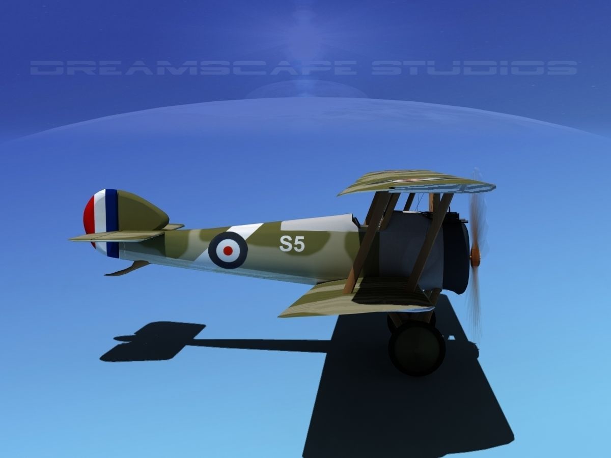 Sopwith Camel 3D model_5