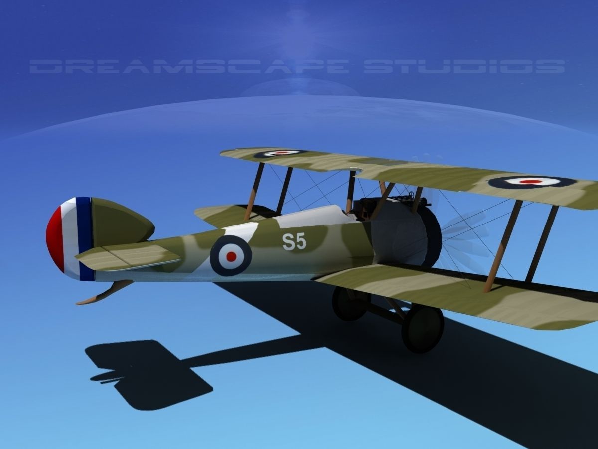 Sopwith Camel 3D model_6