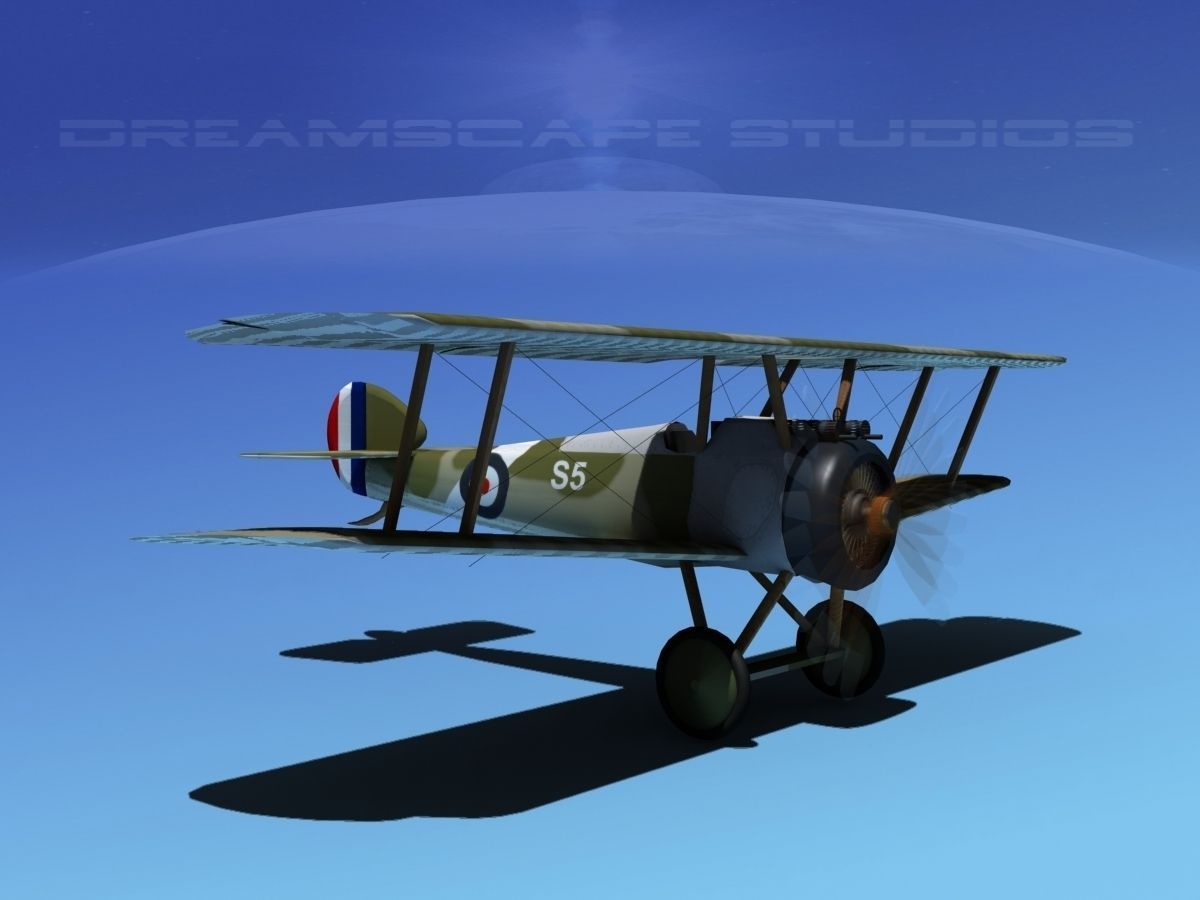 Sopwith Camel 3D model_4