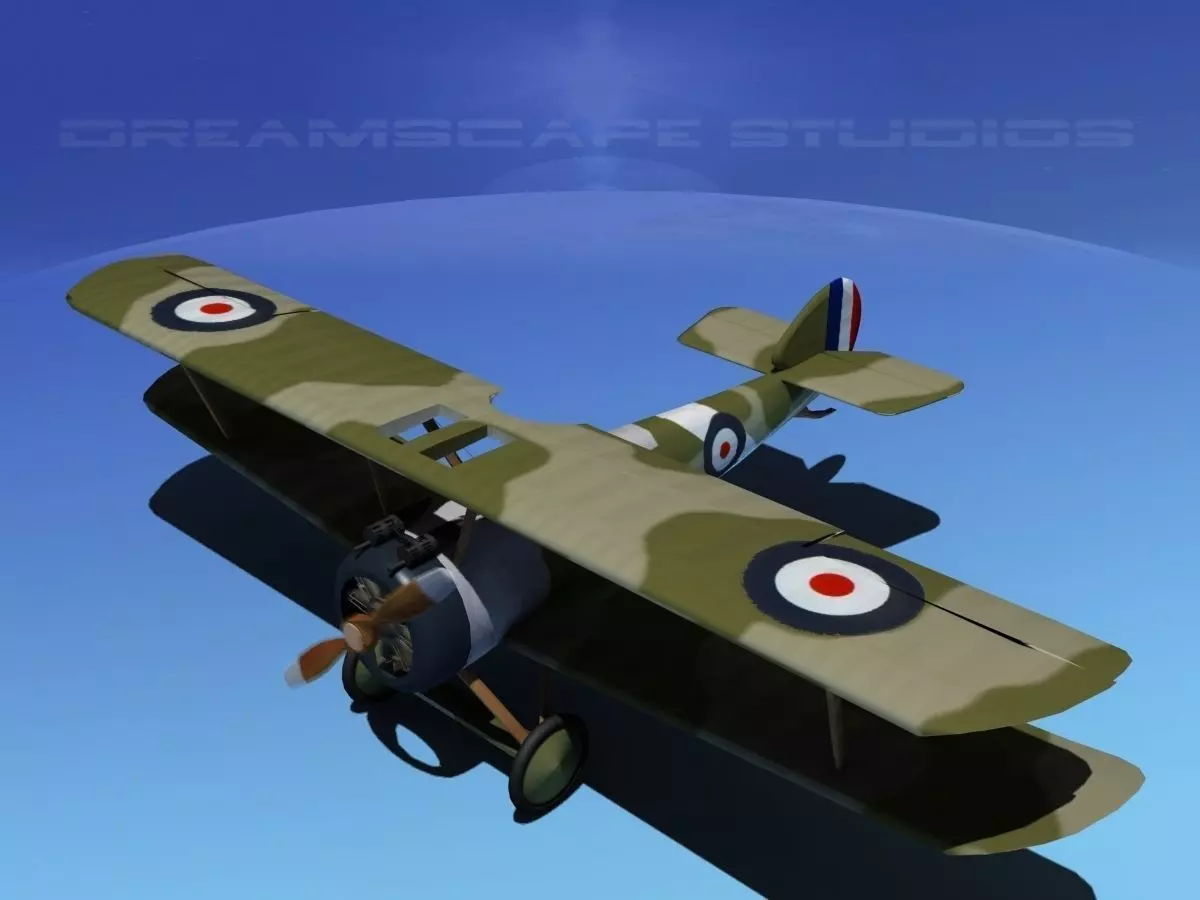 Sopwith Camel 3D model_0