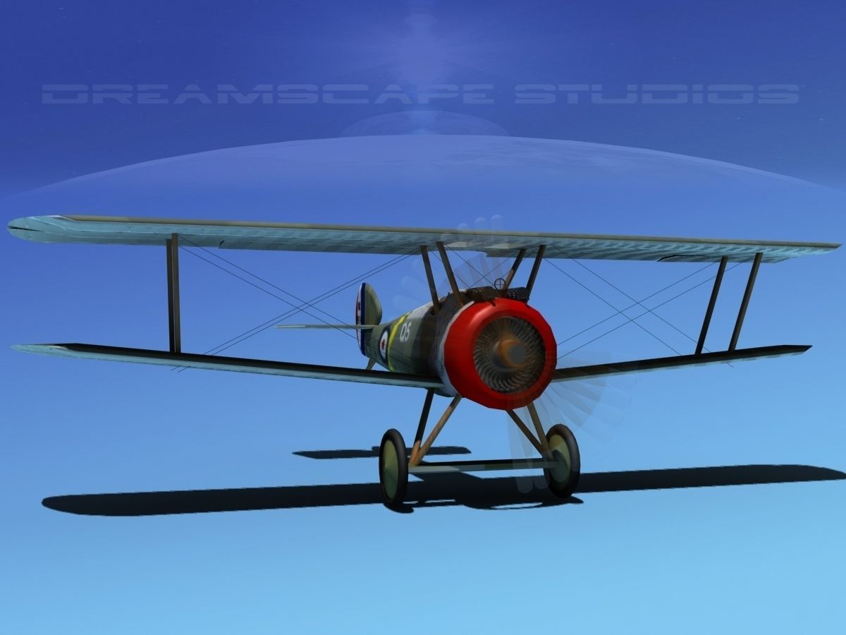 Sopwith Camel 3D model_1
