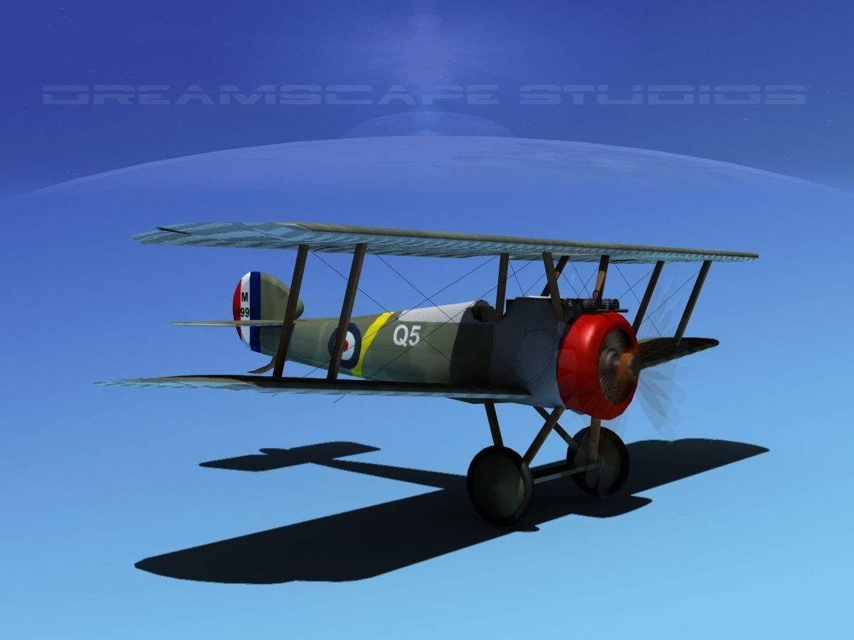 Sopwith Camel 3D model_9