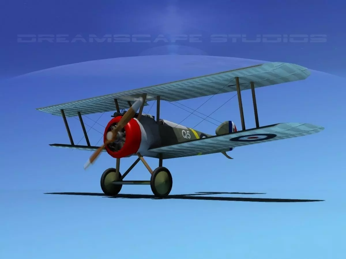 Sopwith Camel 3D model_0