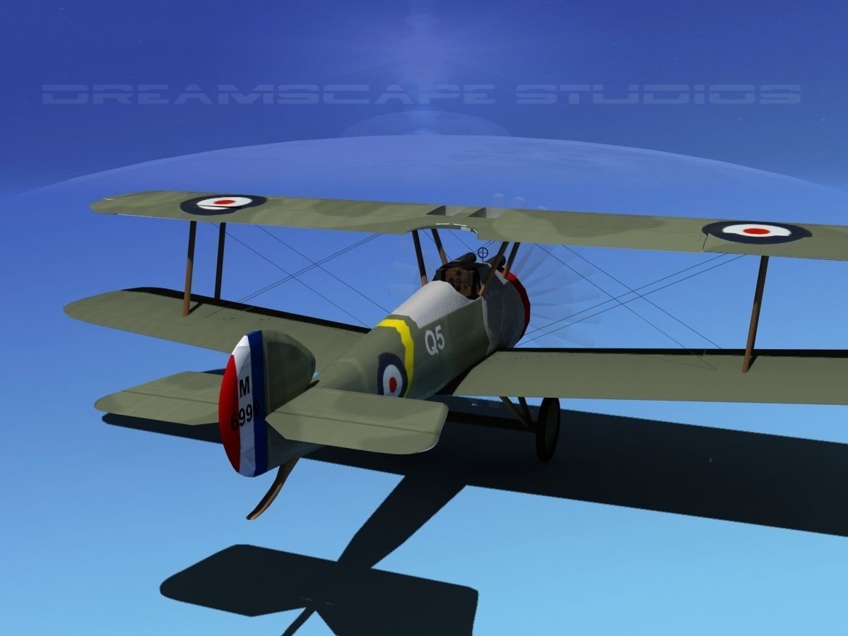Sopwith Camel 3D model_2