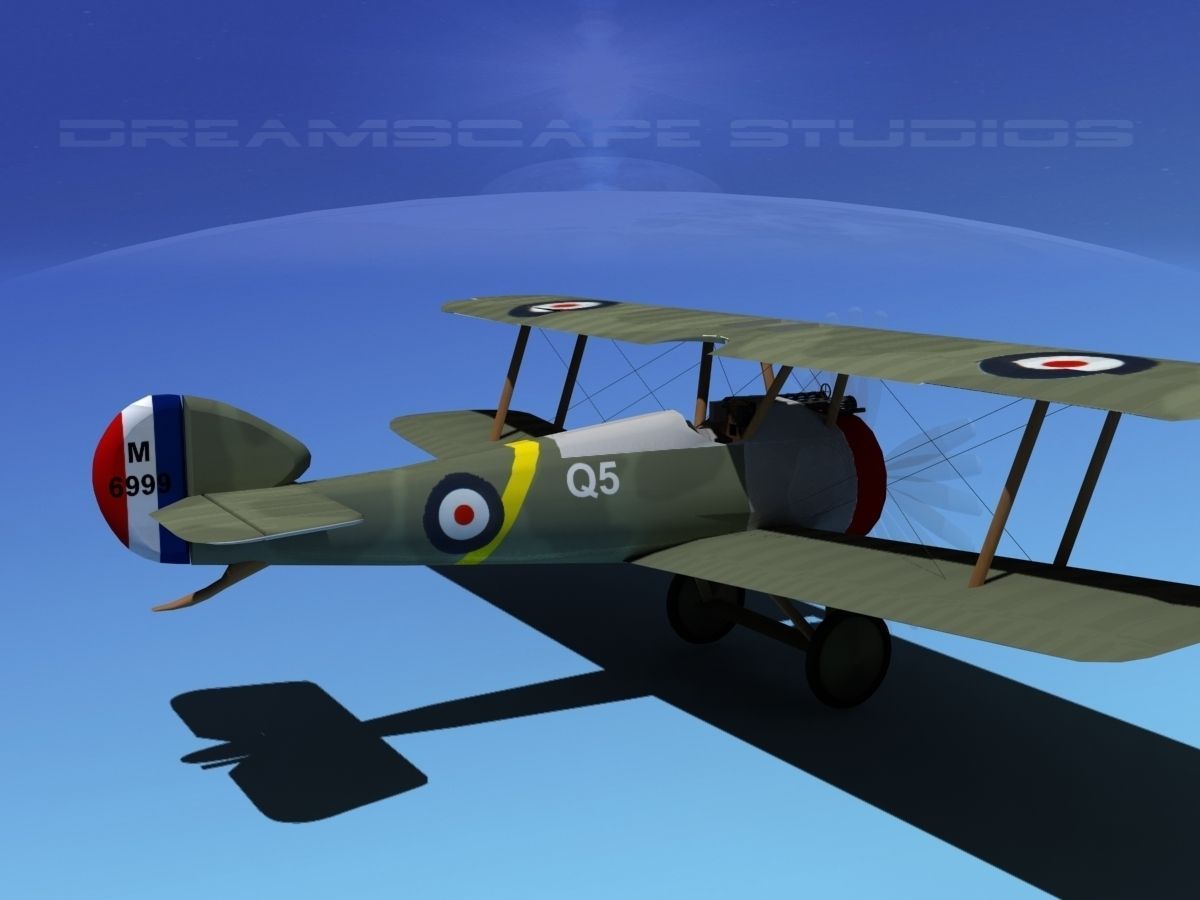 Sopwith Camel 3D model_6