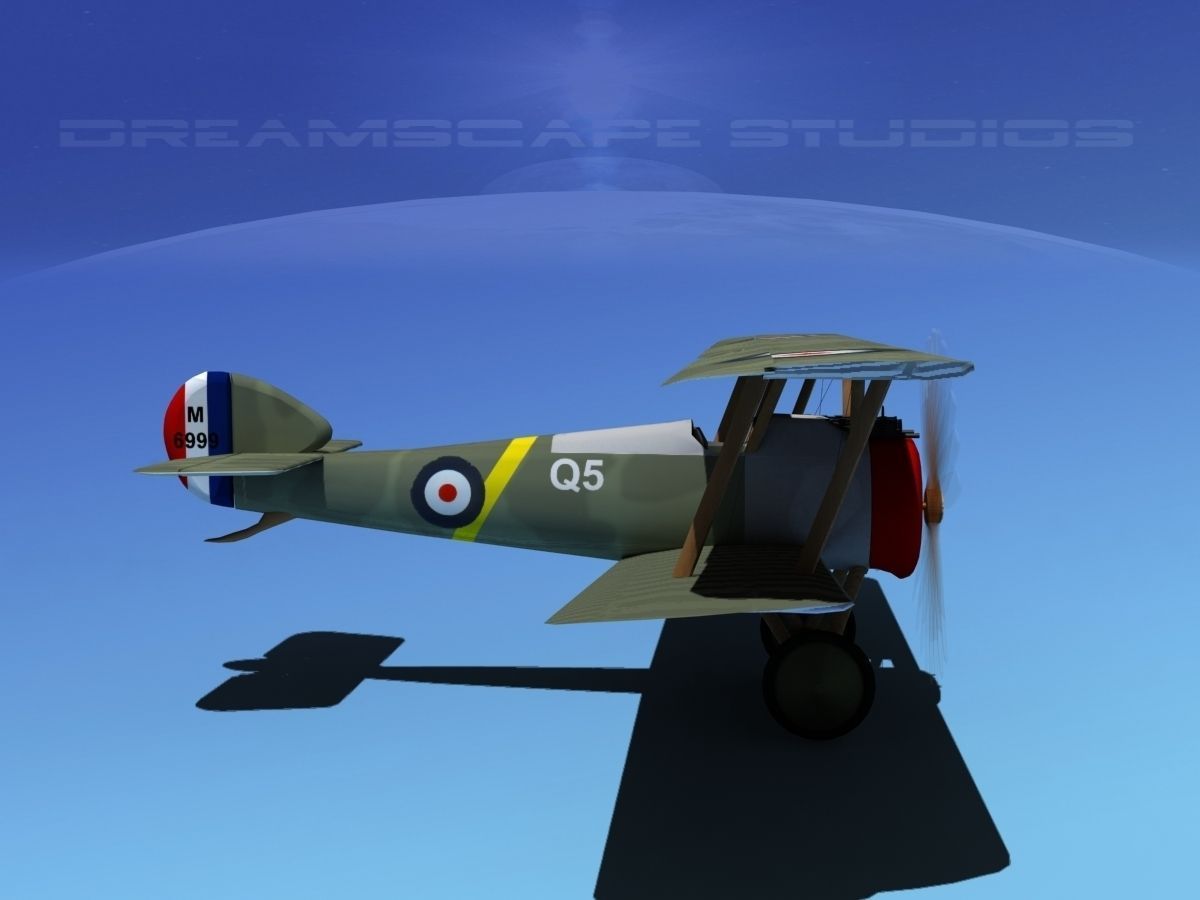 Sopwith Camel 3D model_11