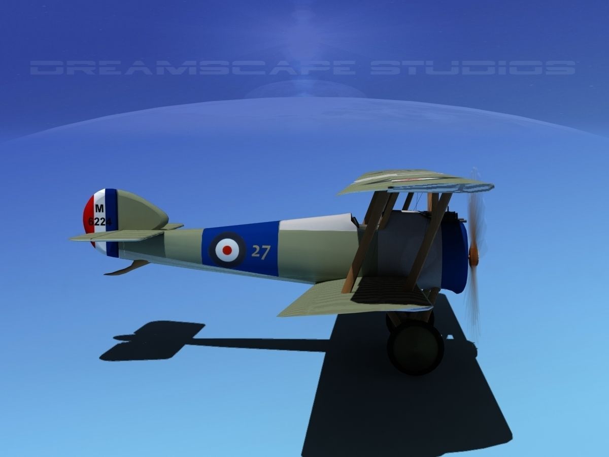 Sopwith Camel 3D model_4