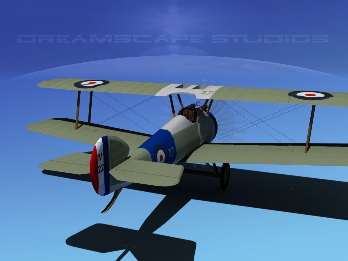Sopwith Camel 3D model_6