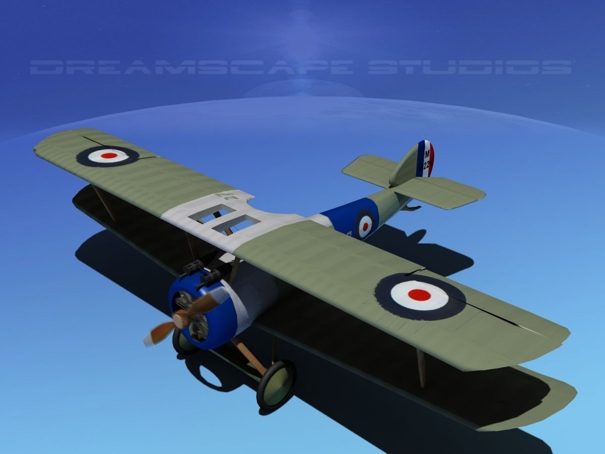 Sopwith Camel 3D model_9