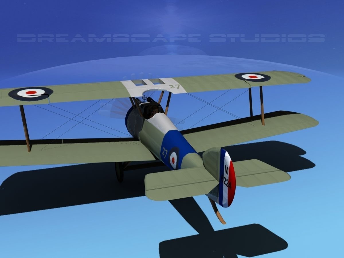 Sopwith Camel 3D model_7