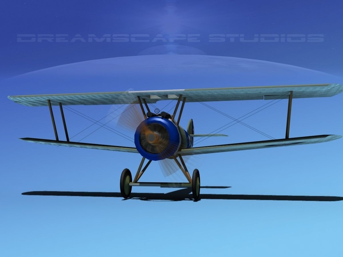 Sopwith Camel 3D model_1