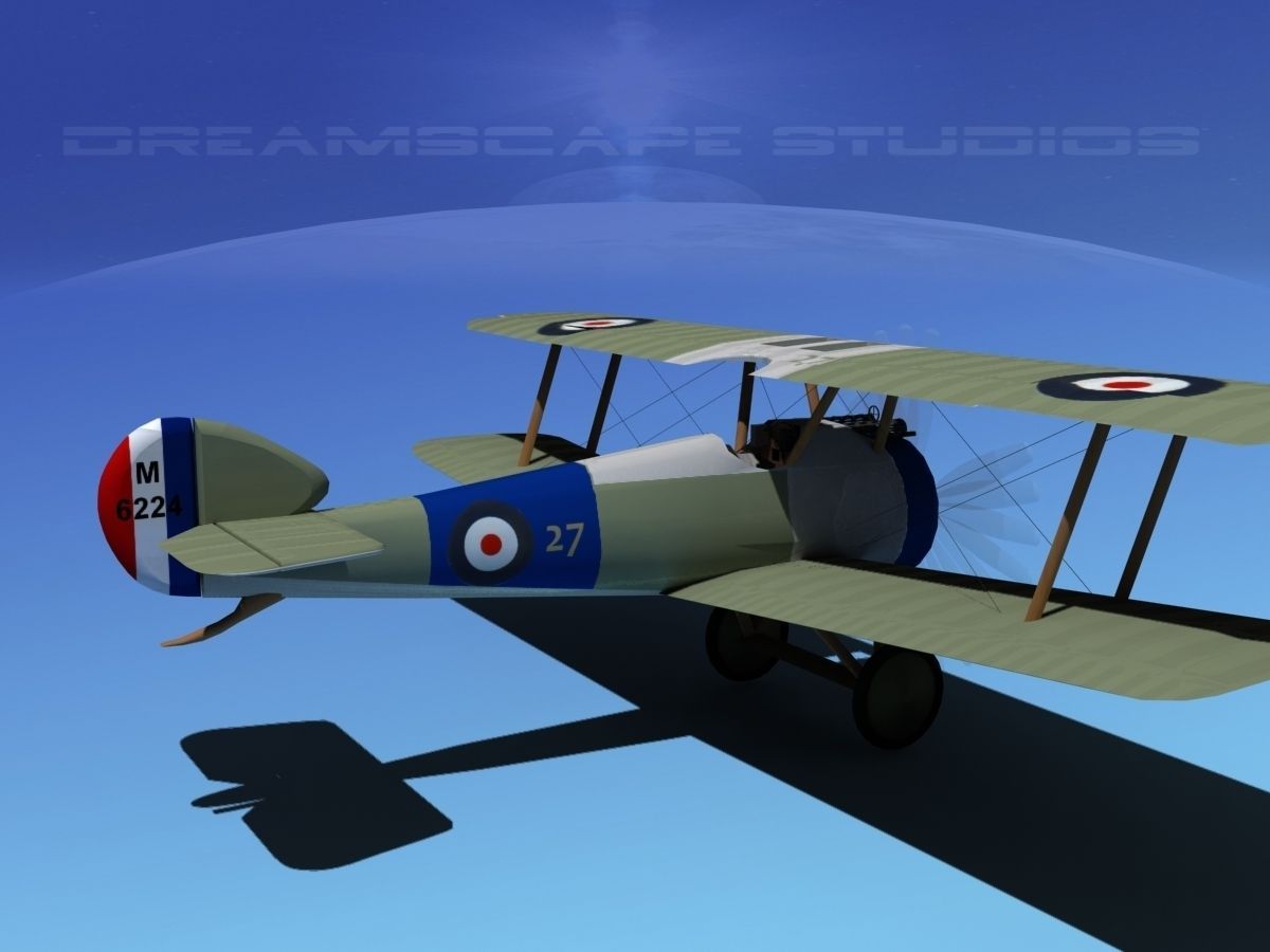 Sopwith Camel 3D model_5