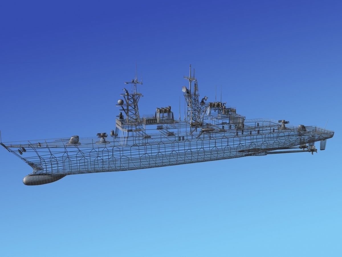 Spruance Class DD963 USS Spruance 3D model_18