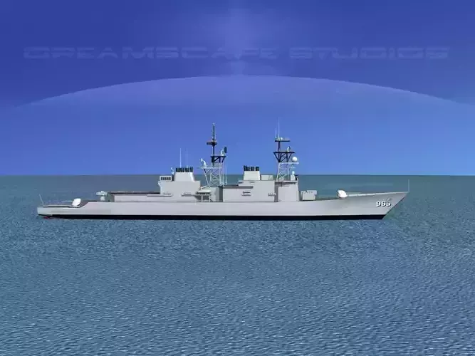 Spruance Class DD965 USS Kinkaid