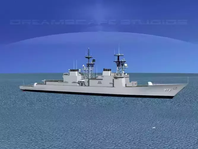 Spruance Class DD972 USS Oldendorf
