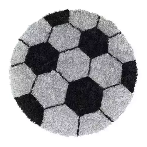 Round carpet Football