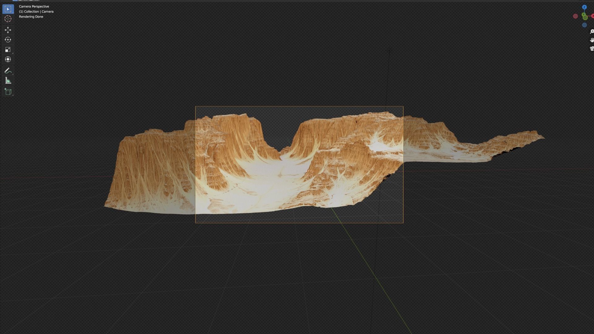 Detailed Canyon Model 3D model_4