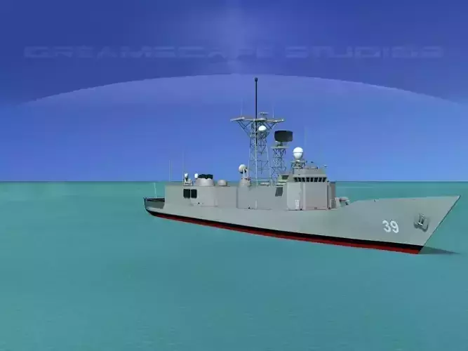 FFG-39 USS Doyle Perry Class Frigate 3D model