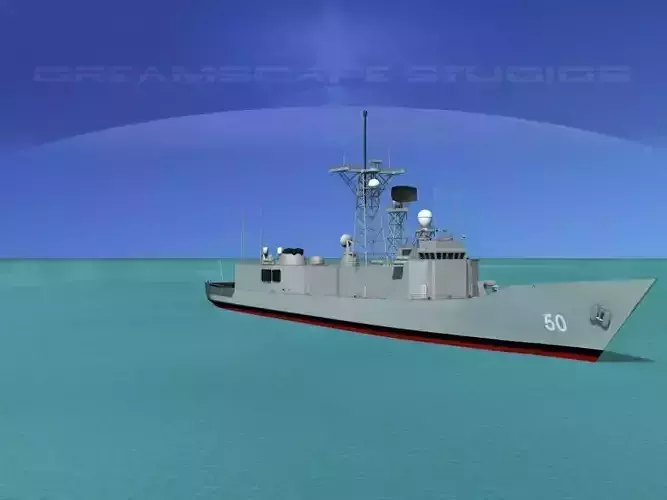 FFG-50 USS Taylor Perry Class Frigate 3D model