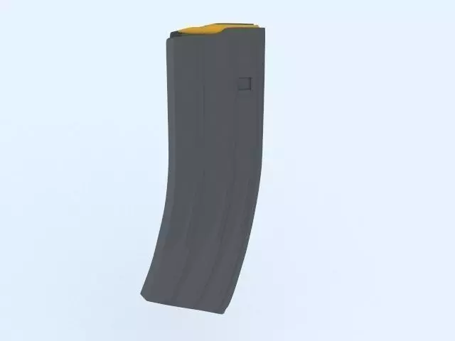 M4 magazine Low-poly 3D model
