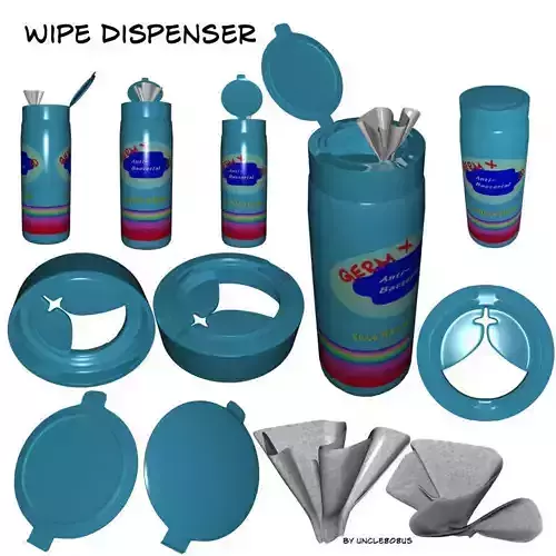 Wipe Dispenser 3D model