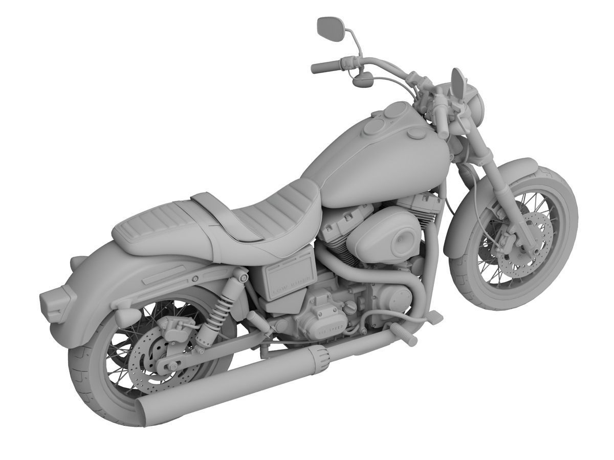 Harley-Davidson FXDL Dyna Low Rider 2015 3D model_13