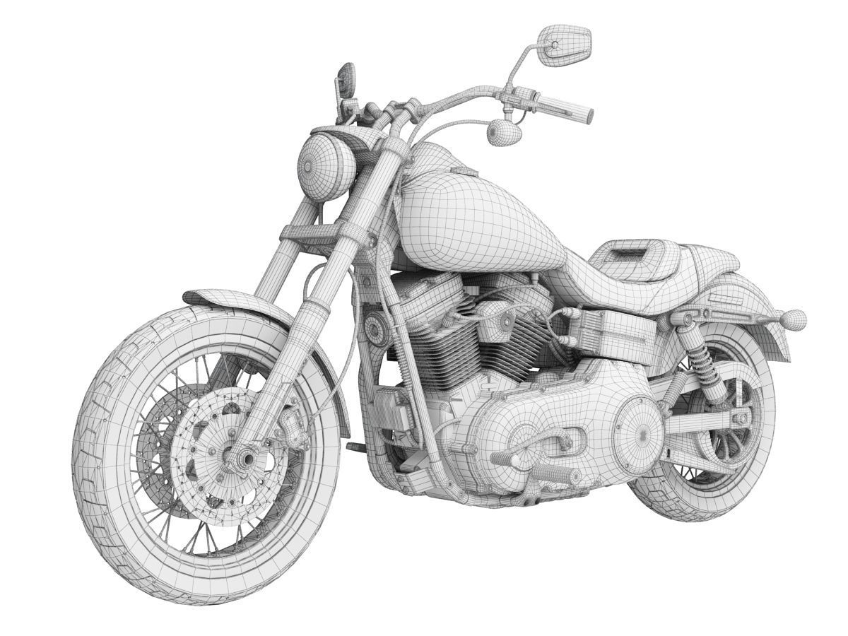 Harley-Davidson FXDL Dyna Low Rider 2015 3D model_16