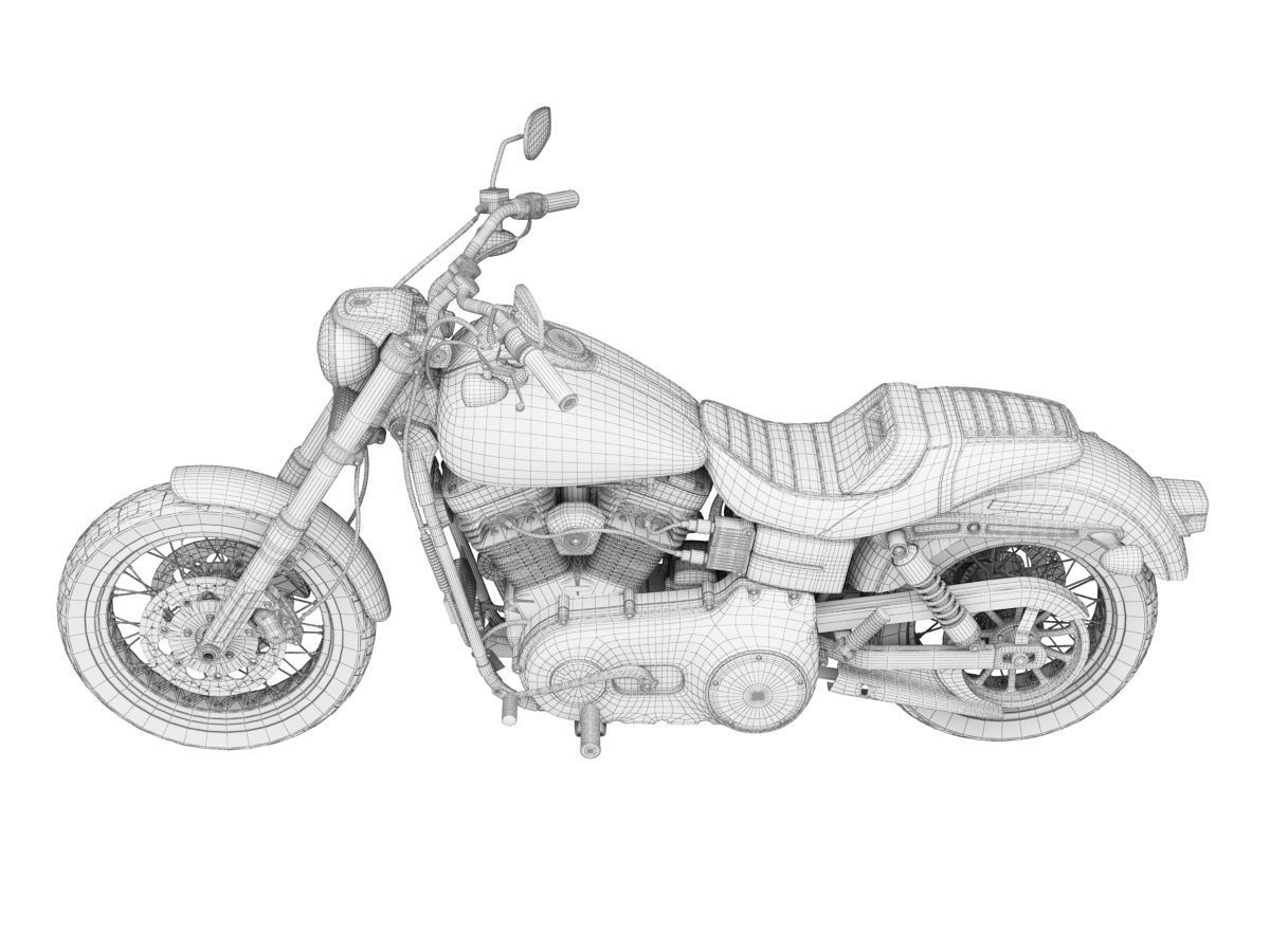Harley-Davidson FXDL Dyna Low Rider 2015 3D model_15