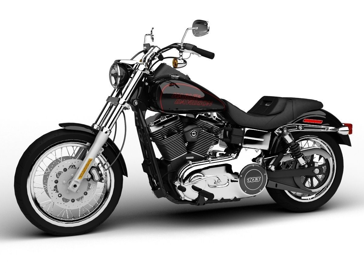 Harley-Davidson FXDL Dyna Low Rider 2015 3D model_8