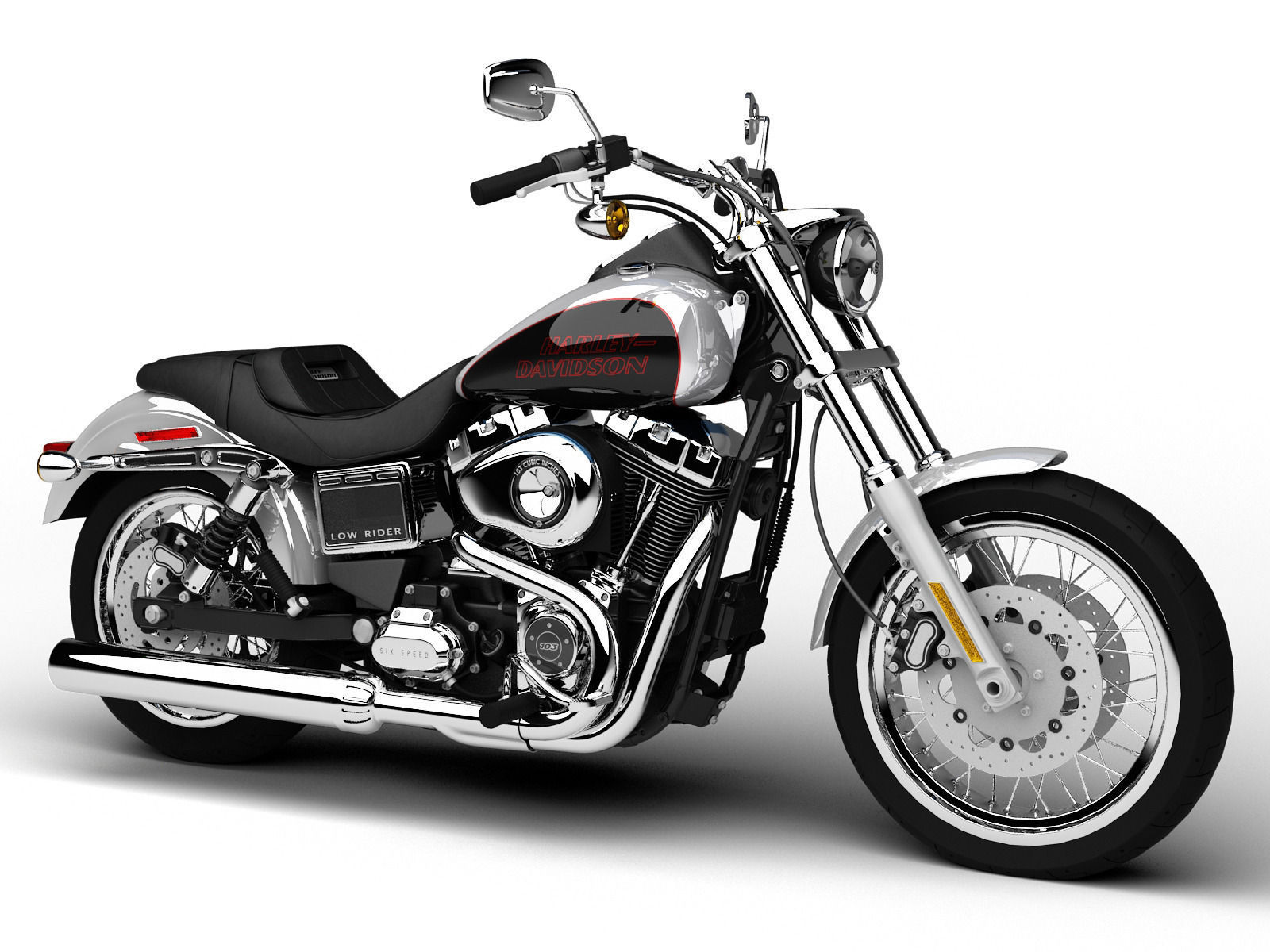 Harley-Davidson FXDL Dyna Low Rider 2015 3D model_2