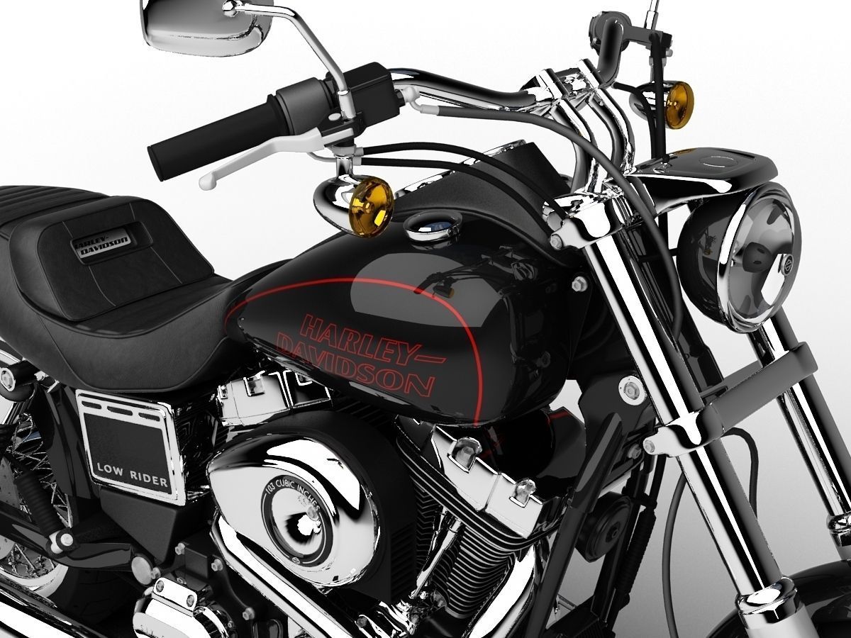 Harley-Davidson FXDL Dyna Low Rider 2015 3D model_1