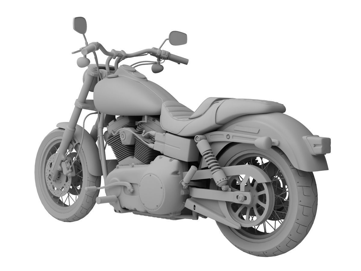 Harley-Davidson FXDL Dyna Low Rider 2015 3D model_21