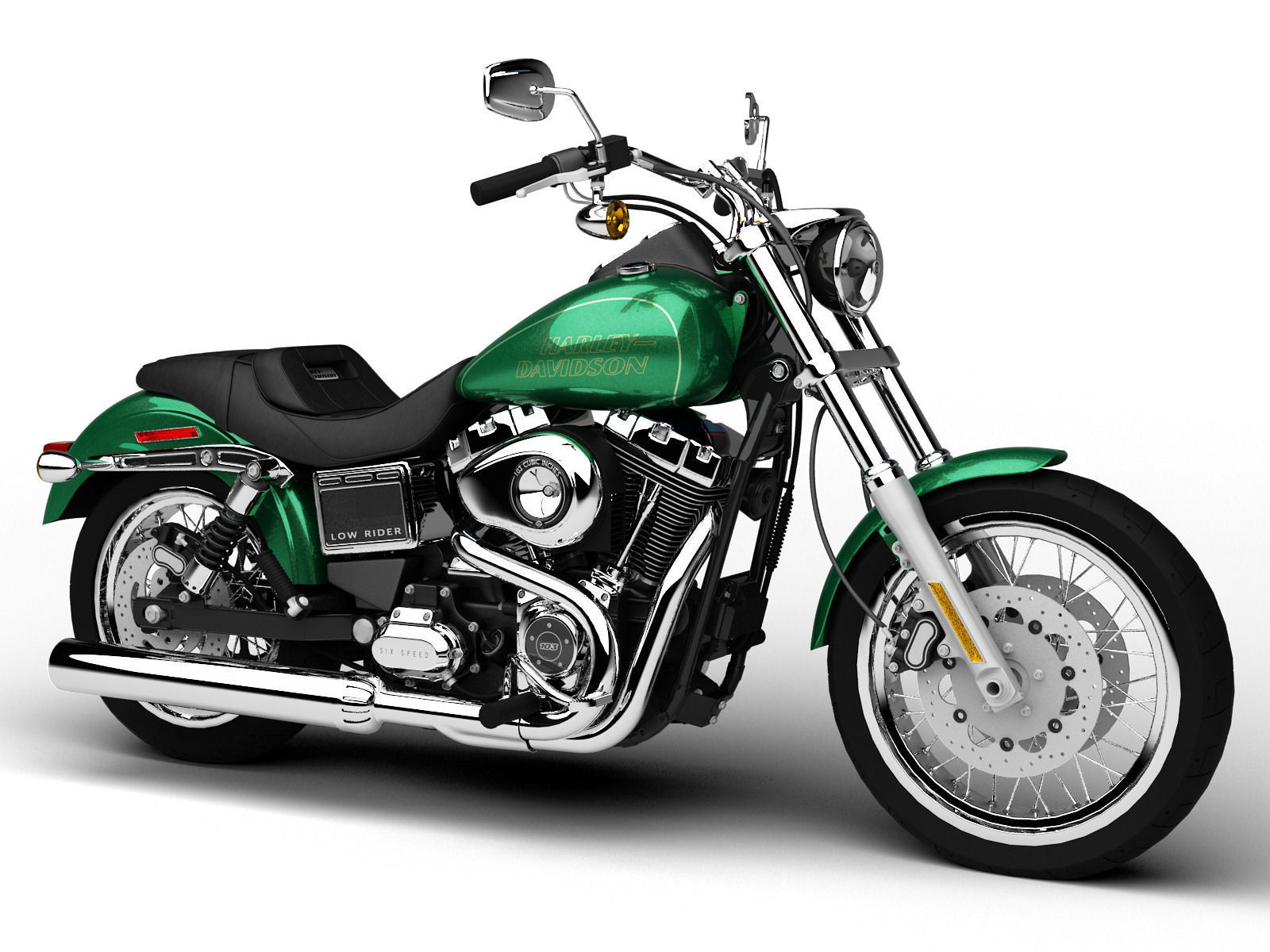 Harley-Davidson FXDL Dyna Low Rider 2015 3D model_4