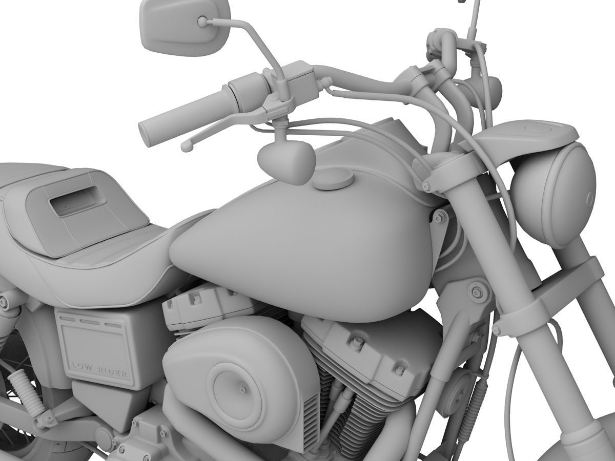 Harley-Davidson FXDL Dyna Low Rider 2015 3D model_19