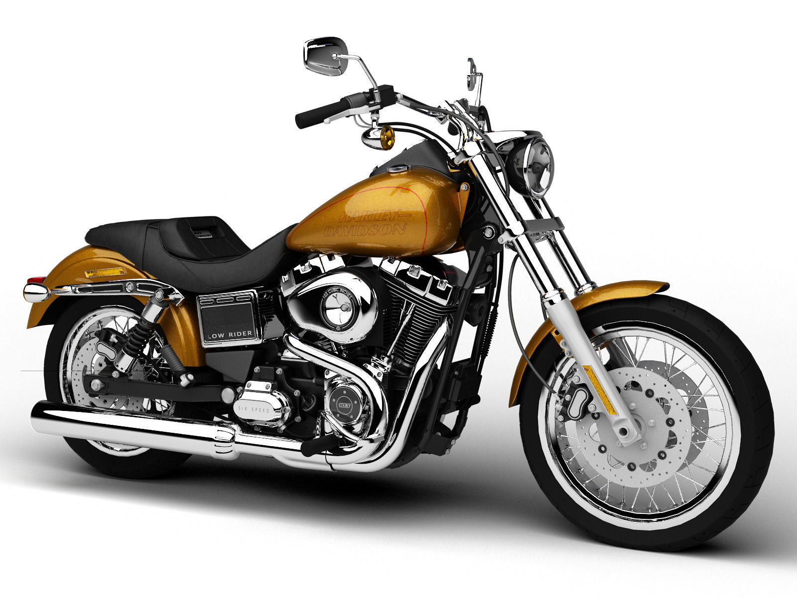 Harley-Davidson FXDL Dyna Low Rider 2015 3D model_5